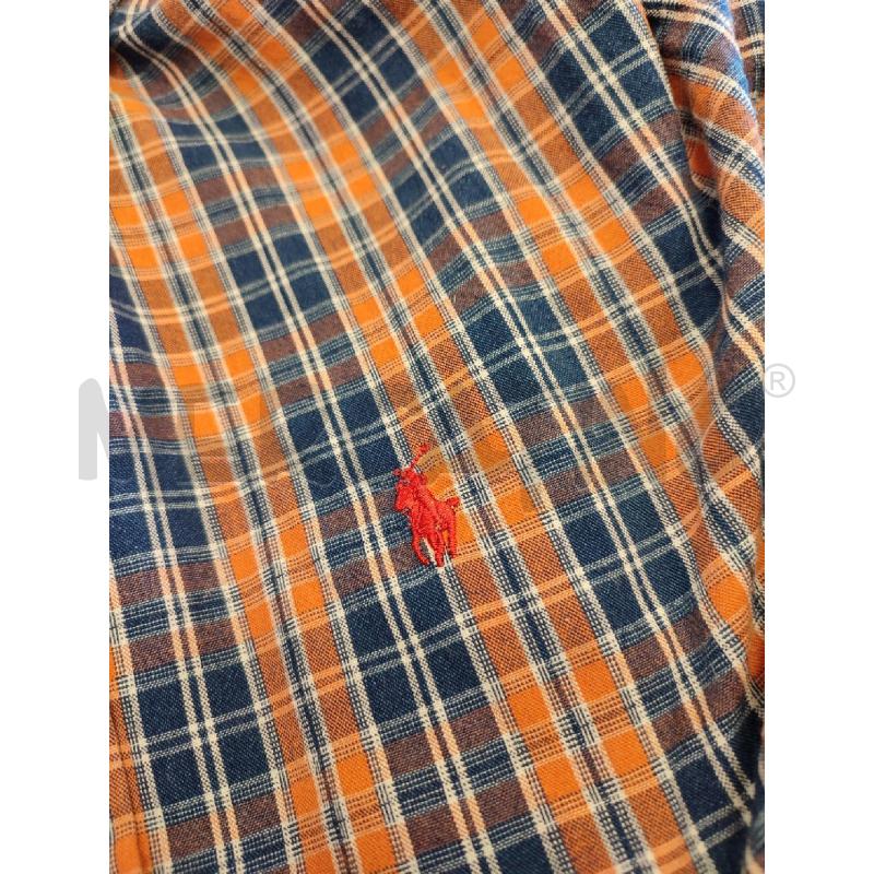 CAMICIA UOMO ARANCIO BLU RALPH LAUREN | Mercatino dell'Usato Roma montemario 2