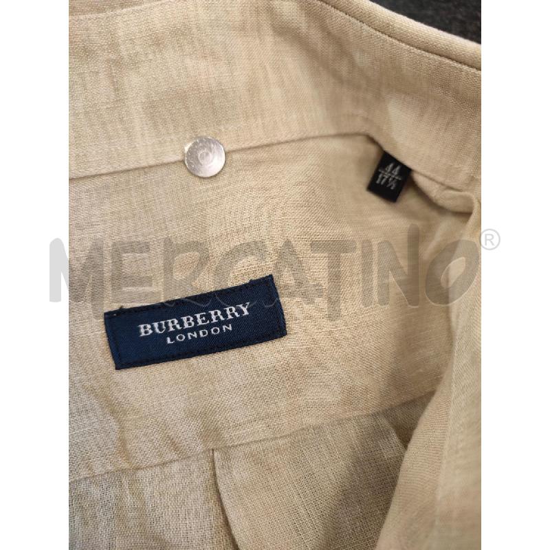 CAMICIA UOMO BEIGE BURBERRY MANICA CORTA | Mercatino dell'Usato Roma montemario 3