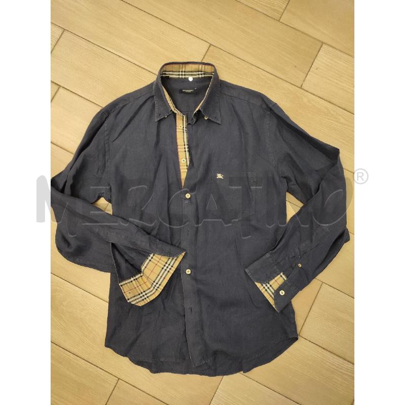 CAMICIA UOMO BLU BURBERRY | Mercatino dell'Usato Roma montemario 1