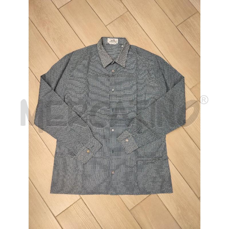 CAMICIA UOMO BLU HERMES  | Mercatino dell'Usato Roma montemario 1