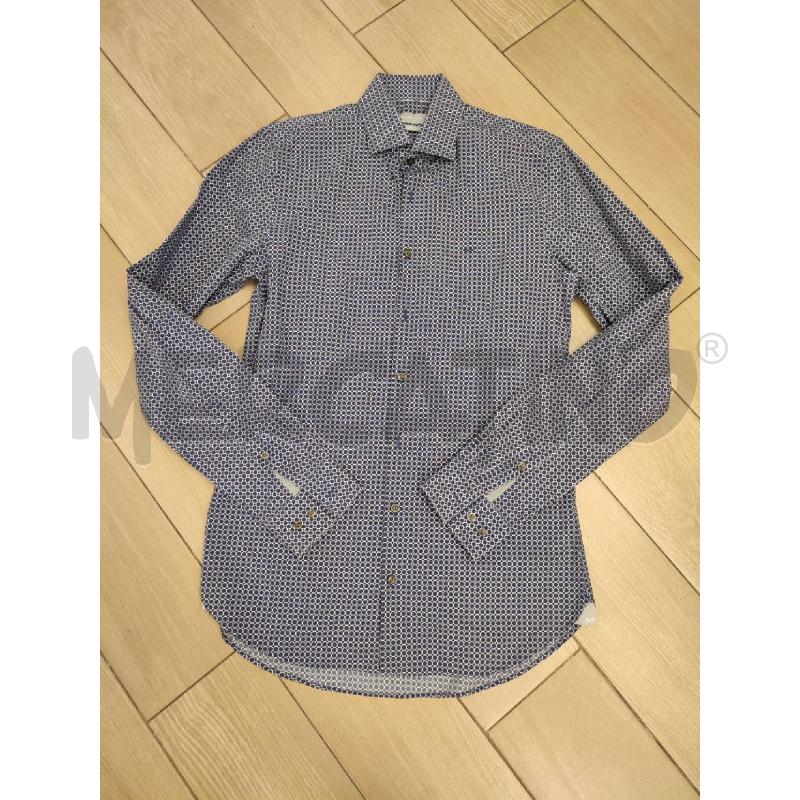 CAMICIA UOMO BLU MICHAEL KORS CERCHI BIANCHI | Mercatino dell'Usato Roma montemario 1