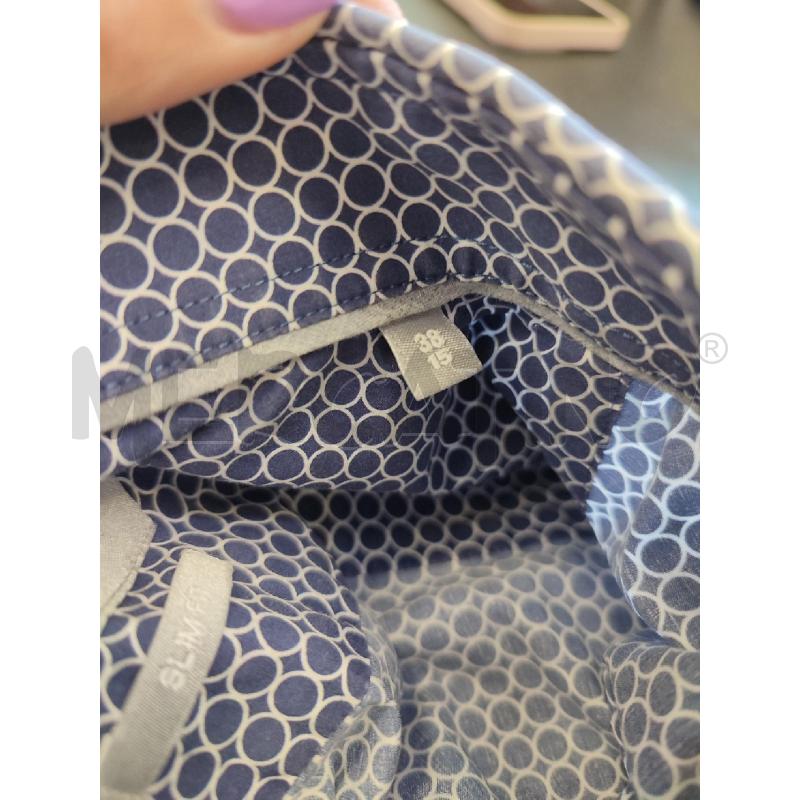 CAMICIA UOMO BLU MICHAEL KORS CERCHI BIANCHI | Mercatino dell'Usato Roma montemario 3