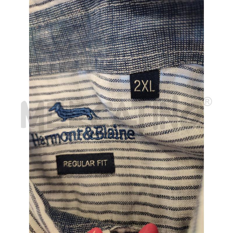 CAMICIA UOMO BLU QUADRETTI HARMONT & BLAINE | Mercatino dell'Usato Roma montemario 2