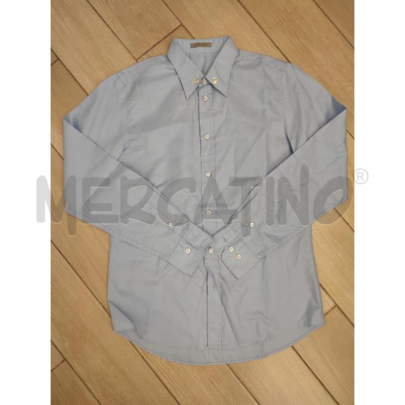 CAMICIA UOMO CELESTE BOTTEGA VENETA | Mercatino dell'Usato Roma montemario 1