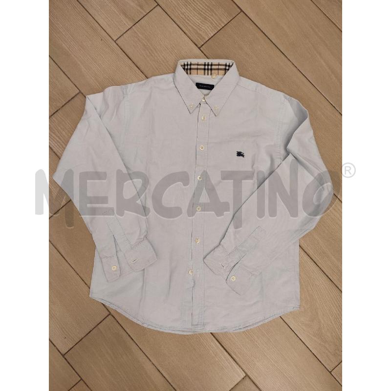 CAMICIA UOMO CELESTE BURBERRY | Mercatino dell'Usato Roma montemario 1