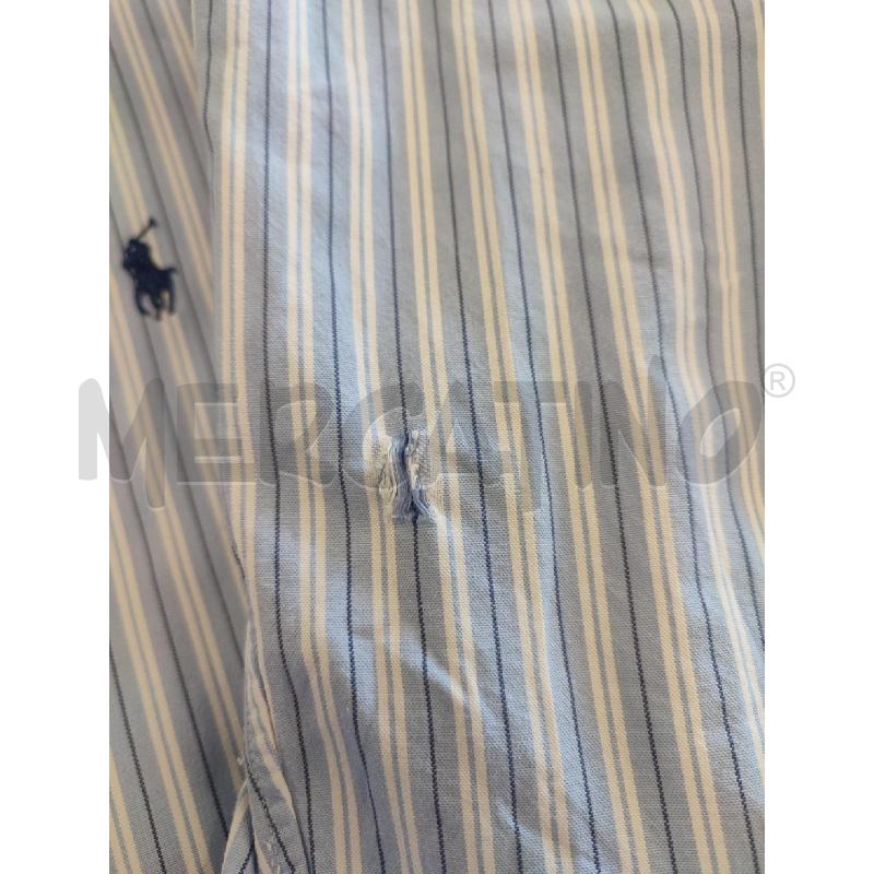 CAMICIA UOMO CELESTE RIGHE RALPH LAUREN DA RIV | Mercatino dell'Usato Roma montemario 3