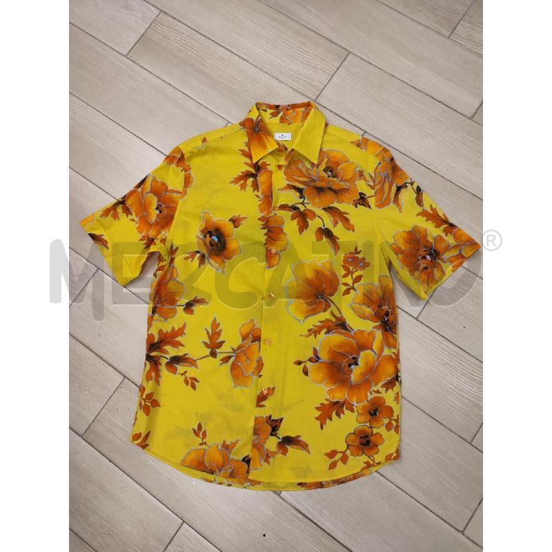 CAMICIA UOMO GIALLA ETRO | Mercatino dell'Usato Roma montemario 1