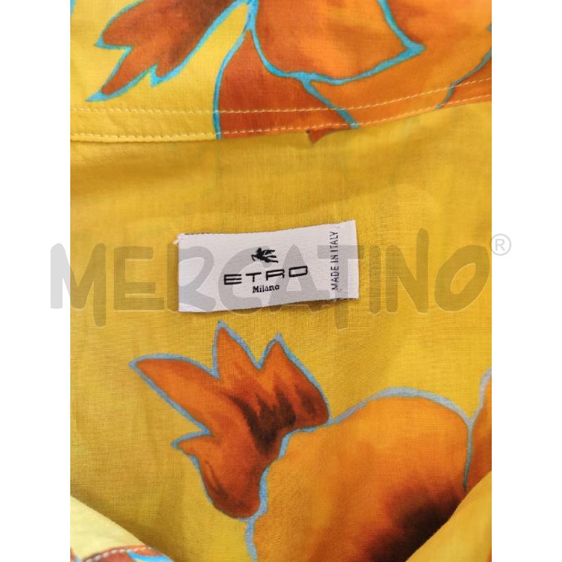 CAMICIA UOMO GIALLA ETRO | Mercatino dell'Usato Roma montemario 2