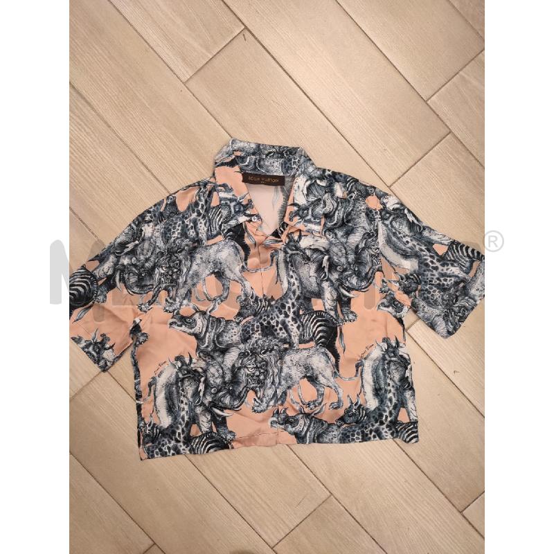 CAMICIA UOMO LOUIS VUITTON ANIMALIER BEIGE GRIGIA  | Mercatino dell'Usato Roma montemario 1