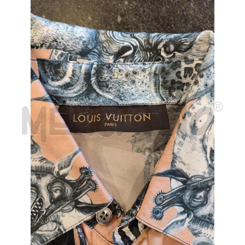 CAMICIA UOMO LOUIS VUITTON ANIMALIER BEIGE GRIGIA  | Mercatino dell'Usato Roma montemario 2