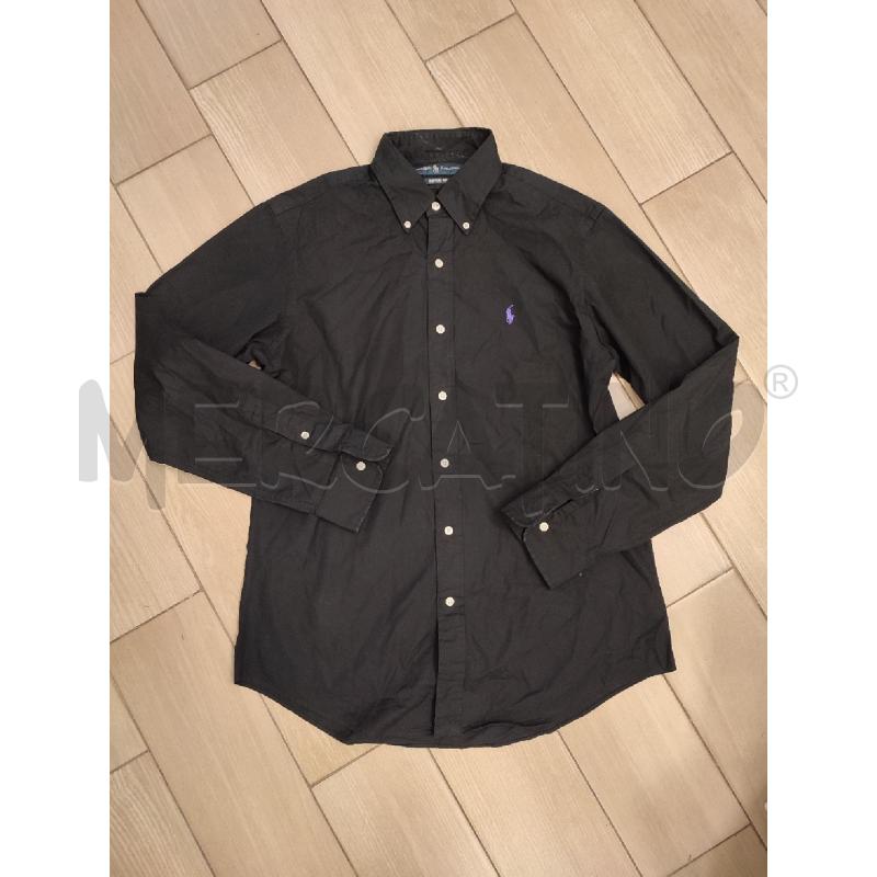 CAMICIA UOMO NERA VIOLA RALPH LAUREN | Mercatino dell'Usato Roma montemario 1