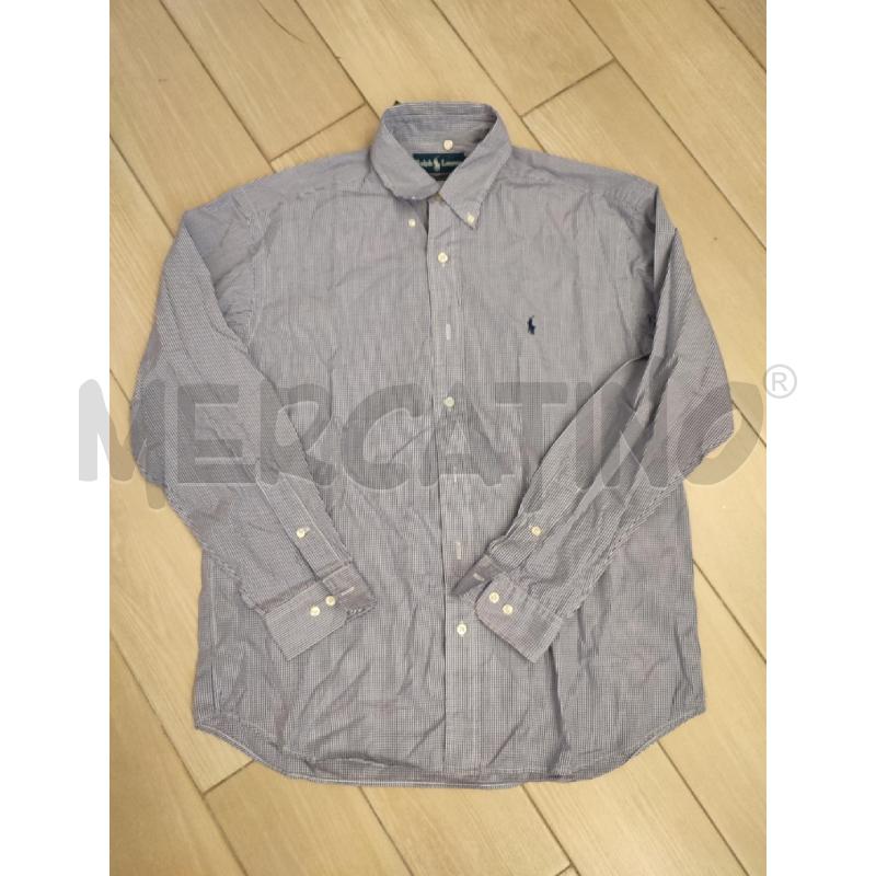 CAMICIA UOMO QUADRI BLU RALPH LAUREN | Mercatino dell'Usato Roma montemario 1