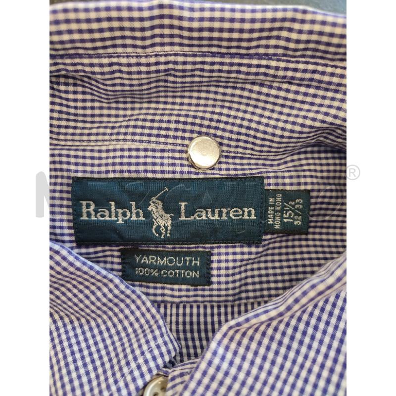 CAMICIA UOMO QUADRI BLU RALPH LAUREN | Mercatino dell'Usato Roma montemario 2