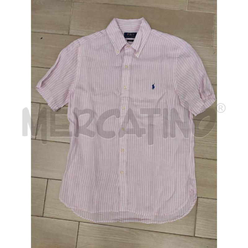CAMICIA UOMO ROSA RALPH LAUREN RIGHE | Mercatino dell'Usato Roma montemario 1