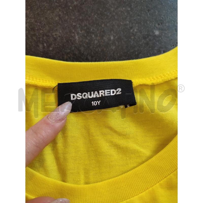 CANOTTA BAMBINO GIALLA DSQUARED | Mercatino dell'Usato Roma montemario 2