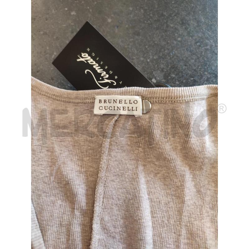 CANOTTA DONNA BEIGE BRUNELLO CUCINELLI | Mercatino dell'Usato Roma montemario 2