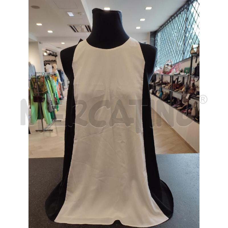 CANOTTA DONNA BIANCA NERA ALICE + OLIVIA | Mercatino dell'Usato Roma montemario 1