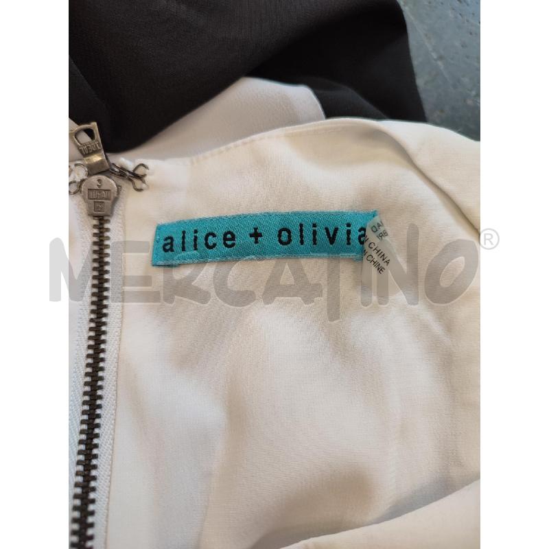 CANOTTA DONNA BIANCA NERA ALICE + OLIVIA | Mercatino dell'Usato Roma montemario 2