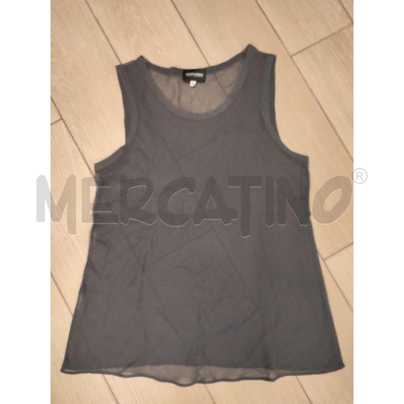 CANOTTA DONNA GRIGIA GIORGIO ARMANI | Mercatino dell'Usato Roma montemario 1