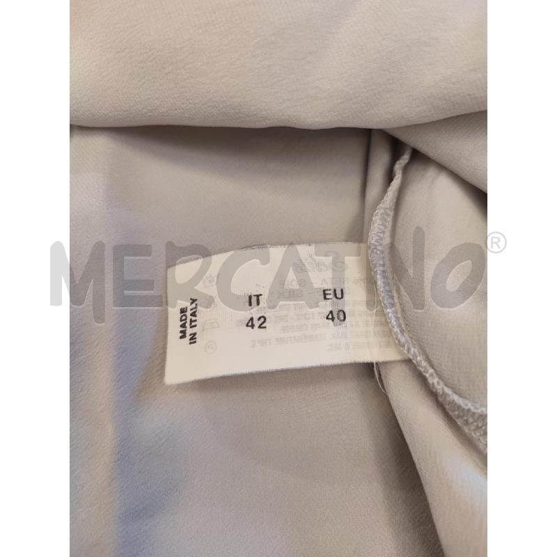 CANOTTA DONNA GRIGIA VALENTINO SETA  | Mercatino dell'Usato Roma montemario 4