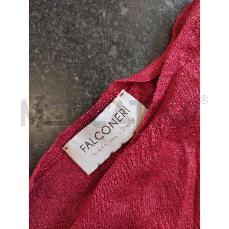 CANOTTA DONNA ROSSA LUREX FALCONERI | Mercatino dell'Usato Roma montemario 2