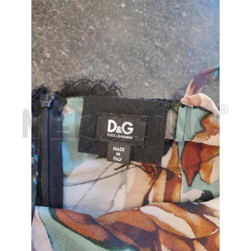 CANOTTA DONNA VERDE D&G PIZZO NERO | Mercatino dell'Usato Roma montemario 2