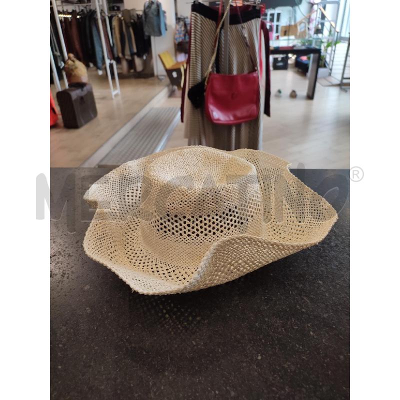 CAPPELLO DONNA PAGLIA BEIGE BORSALINO | Mercatino dell'Usato Roma montemario 2