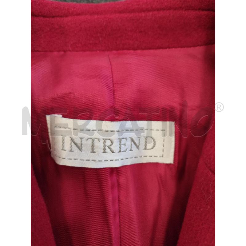CAPPOTTO DONNA INTREND ROSSO TG 46 | Mercatino dell'Usato Roma montemario 3