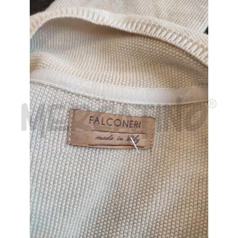 CARDIGAN DONNA BEIGE FALCONERI | Mercatino dell'Usato Roma montemario 2