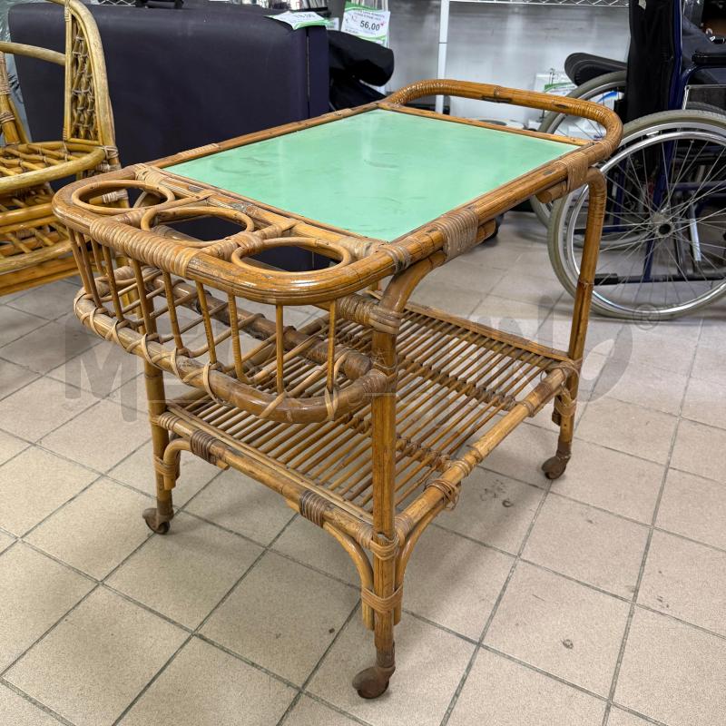 CARRELLO BAMBOO P/VERDE | Mercatino dell'Usato Roma montemario 1