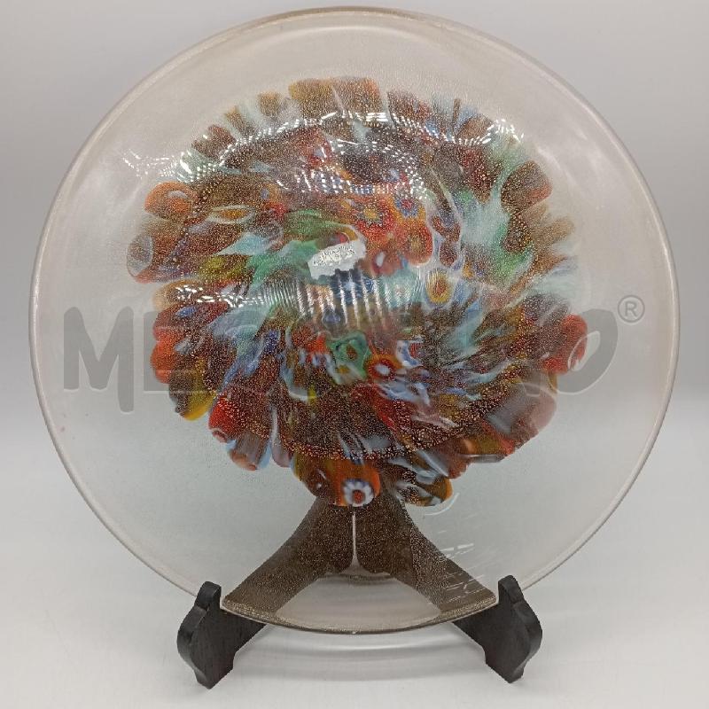CENTROTAVOLA MURANO MURRINE DORATO  | Mercatino dell'Usato Roma montemario 2