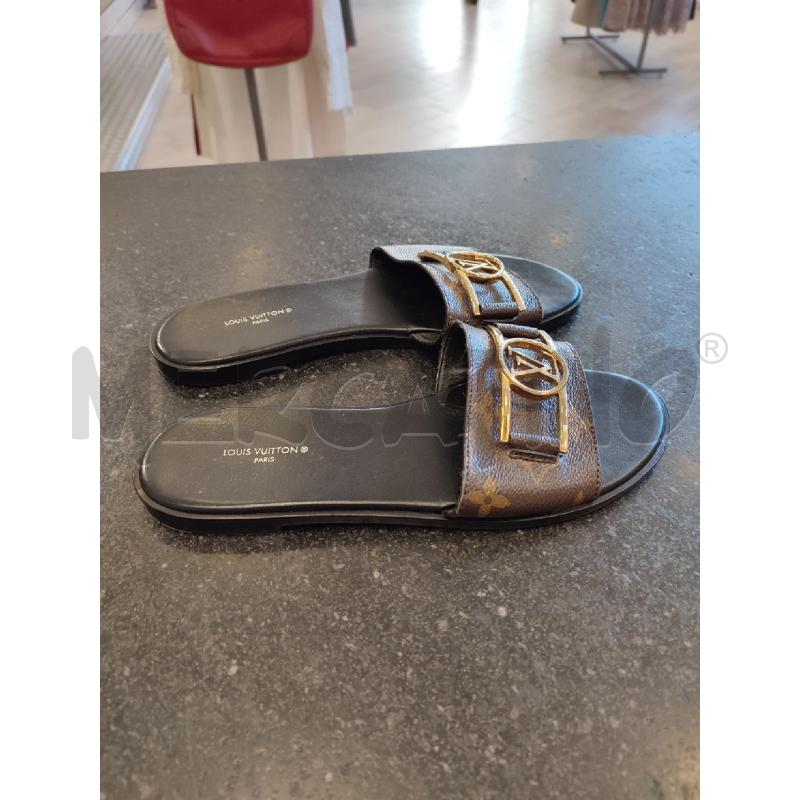 CIABATTE DONNA MARRONI LOUIS VUITTON | Mercatino dell'Usato Roma montemario 4