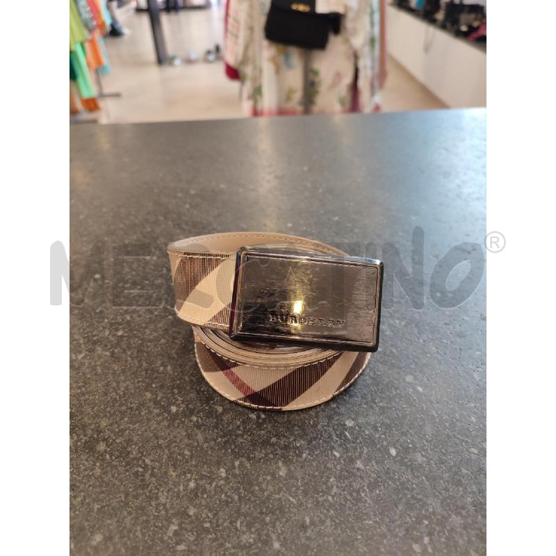 CINTURA DONNA BEIGE BURBERRY | Mercatino dell'Usato Roma montemario 1