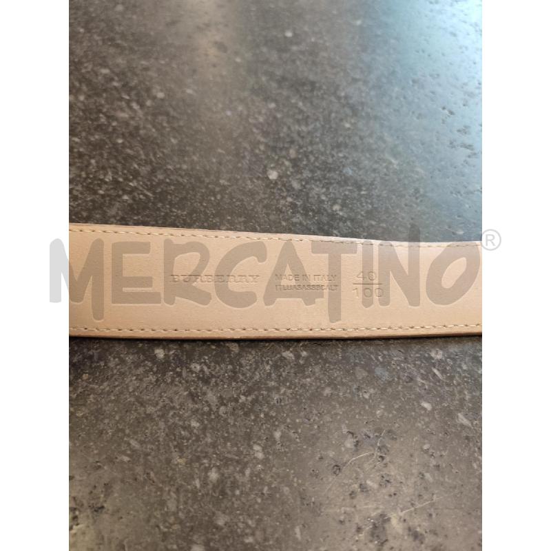 CINTURA DONNA BEIGE BURBERRY | Mercatino dell'Usato Roma montemario 2