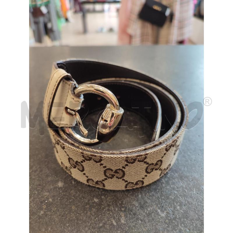 CINTURA DONNA GUCCI BEIGE 159618 214351 | Mercatino dell'Usato Roma montemario 1