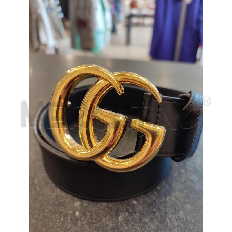 CINTURA DONNA GUCCI NERA MARMONT 406831 | Mercatino dell'Usato Roma montemario 3