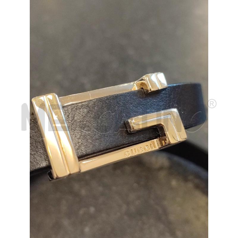 CINTURA DONNA NERA GUCCI FINE G DORATA | Mercatino dell'Usato Roma montemario 2