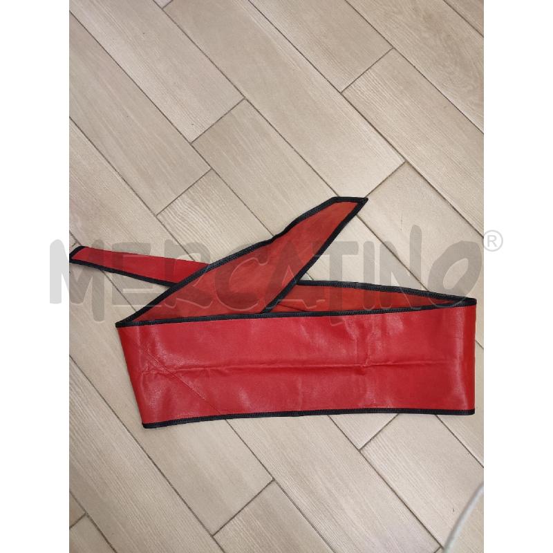 CINTURA DONNA ROSSA PHILOSOPHY PELLE | Mercatino dell'Usato Roma montemario 1
