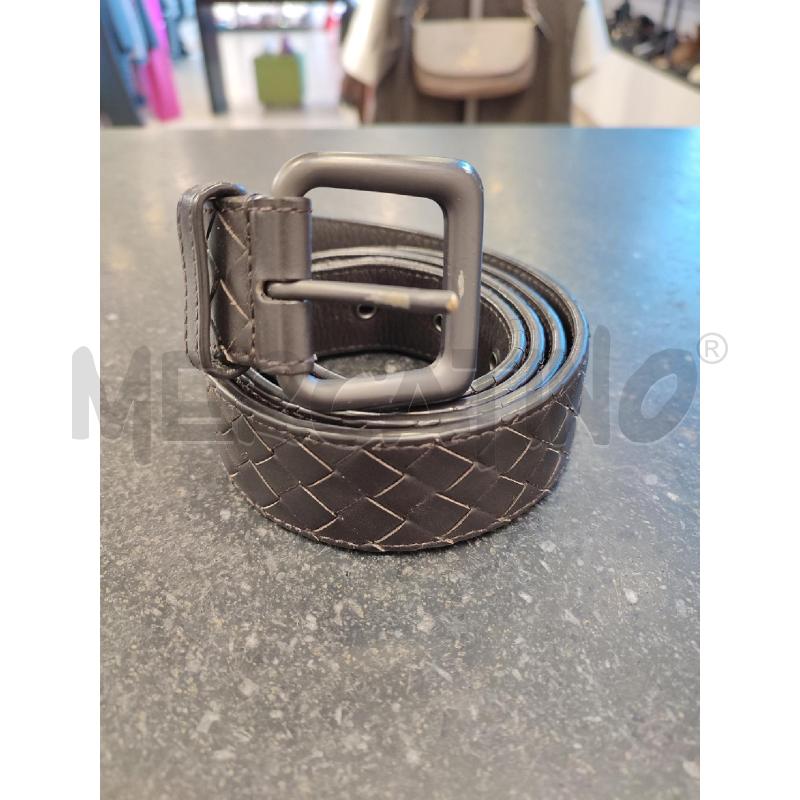 CINTURA UOMO MARRONE BOTTEGA VENETA | Mercatino dell'Usato Roma montemario 1