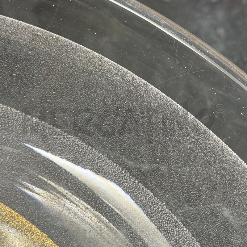 CIOTOLA VETRO TONDA FONDO VERDE INCLUSIONI ORO | Mercatino dell'Usato Roma montemario 3