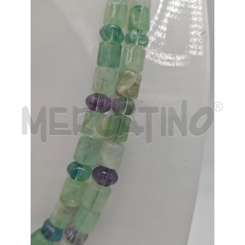 COLLANA CHIUSURA MET PIETRE VERDI | Mercatino dell'Usato Roma montemario 4