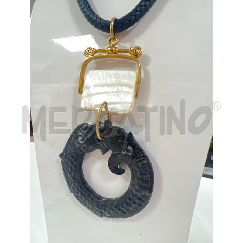 COLLANA DORATA ALCOZER CERCHIO  | Mercatino dell'Usato Roma montemario 2