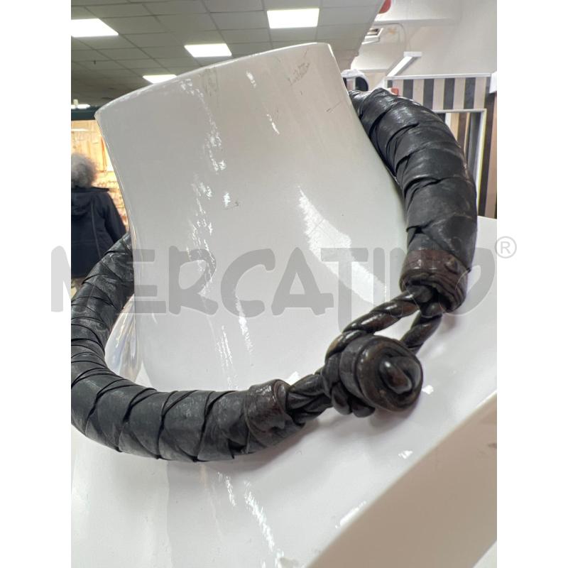 COLLANA PELLE GRANDE RIGIDA | Mercatino dell'Usato Roma montemario 2