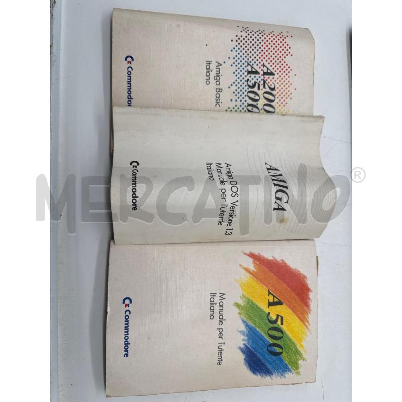 COMMODORE AMIGA A500 CON MANUALI  | Mercatino dell'Usato Roma montemario 3