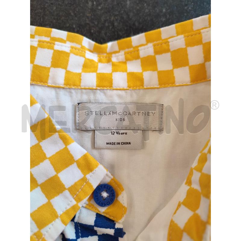 COMPLETO BAMBINO BIANCO QUADRI STELLA MC CARTNEY | Mercatino dell'Usato Roma montemario 2