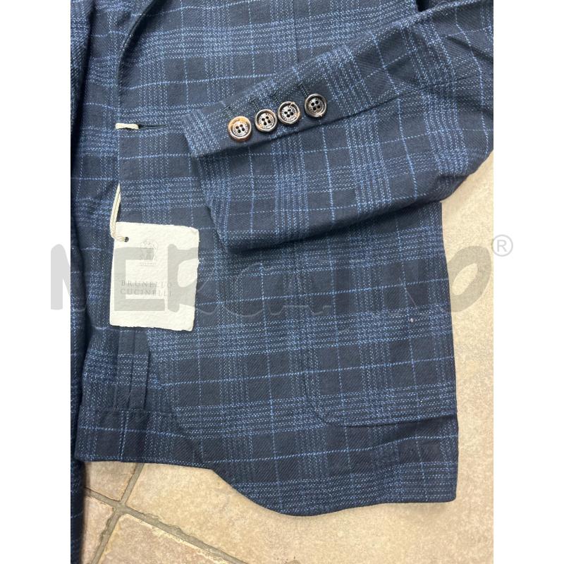 COMPLETO BAMBINO BLU BRUNELLO CUCINELLI QUADRI | Mercatino dell'Usato Roma montemario 3