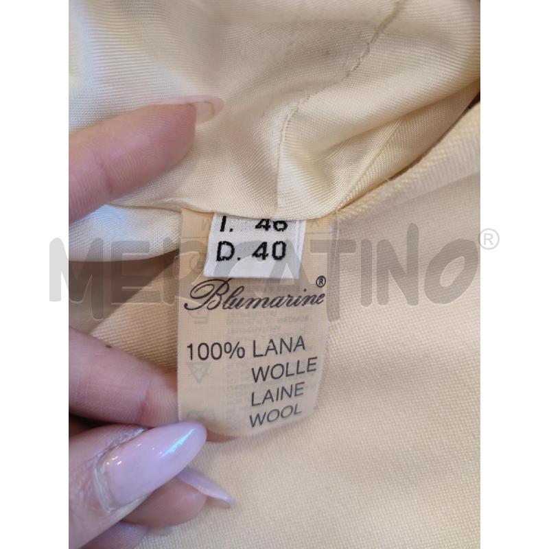 COMPLETO DONNA BEIGE BLUMARINE BOTTONI GIOIELLO | Mercatino dell'Usato Roma montemario 4