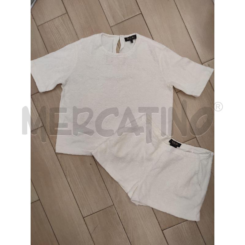 COMPLETO DONNA BIANCO LORO PIANA SPUGNA  | Mercatino dell'Usato Roma montemario 1