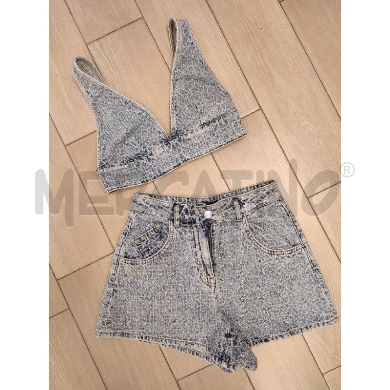 COMPLETO DONNA BLU EJANS MAJE | Mercatino dell'Usato Roma montemario 1