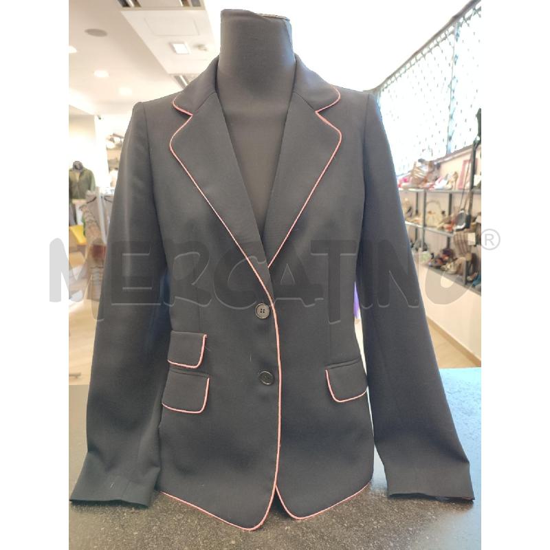 COMPLETO DONNA BLU LUISA SPAGNOLI BORDO ROSA | Mercatino dell'Usato Roma montemario 1